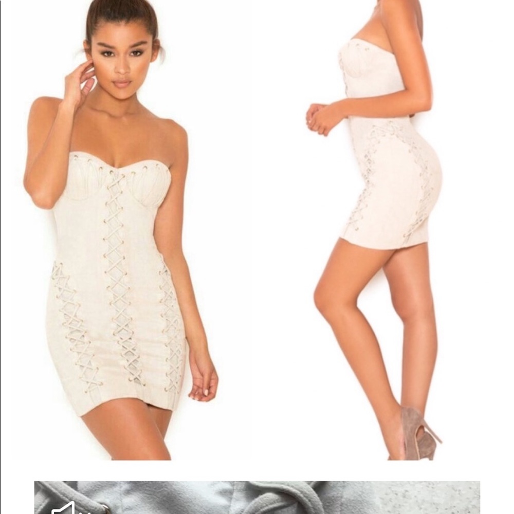 Strapless dress